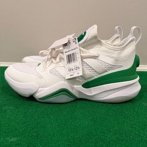 [NWT] Adidas Mahomes 2 Impact FLX White Green Athletic Sneakers Men's Size 11.5